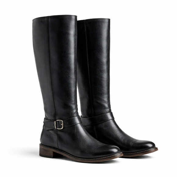 Frye Shoes - Frye Shirley OTK Leather Boots 7M Brown Riding Western Classic Tall Knee High